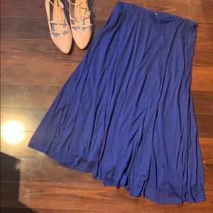 Blue formal skirt